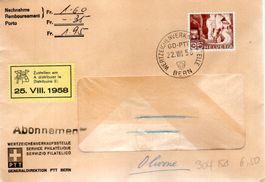 NACHNAHME PTT NACH OLIVONE MIT ALPENPOSTSTRASSE 35 RP - ME57
