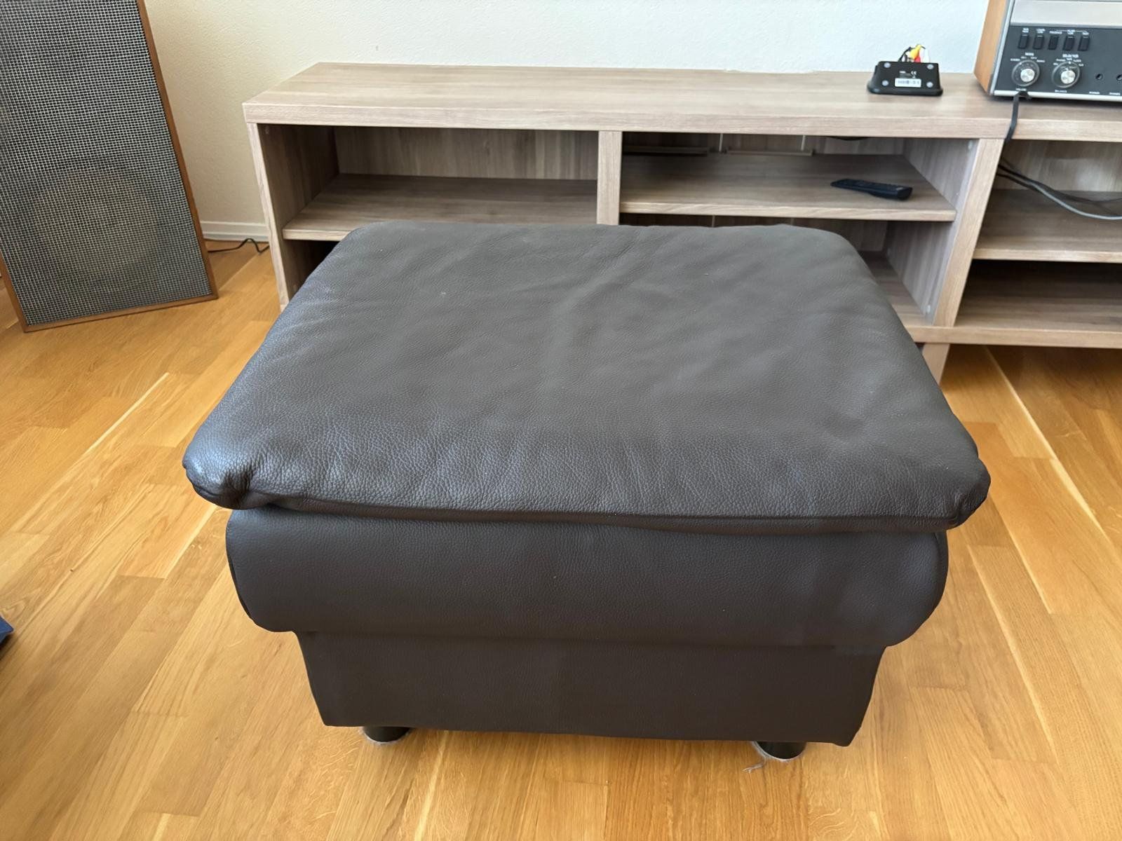 Sofas: Ledersofa schwarz / braun, 3 Komponenten – Gebraucht aus Burgdorf von reu_w68r 4