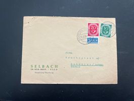 Deutschland Brief mit Notopfermarken 1953  (5364)