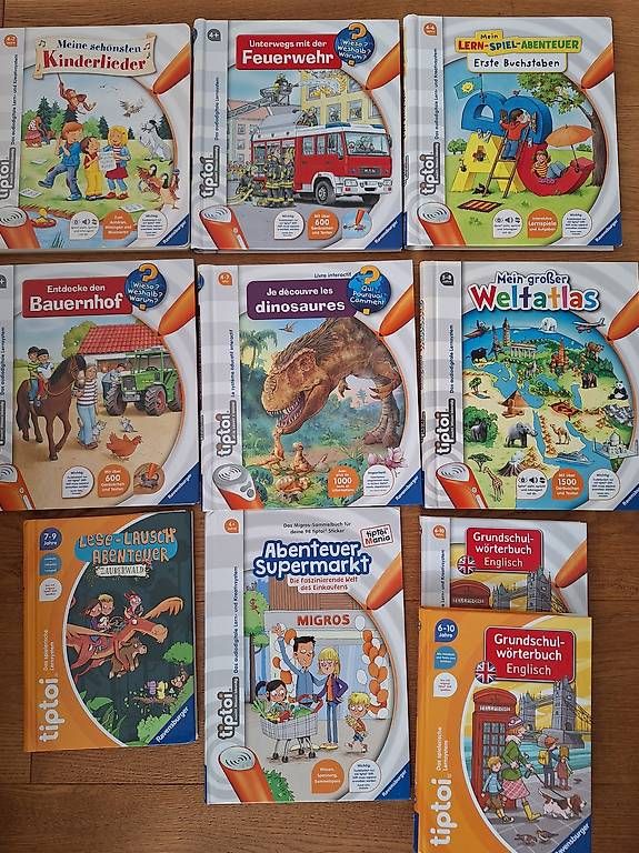 Giochi: 10 tiptoi Bücher + 2 Lernspiele + Stift – Usato da Erlinsbach venduto da Busio 3
