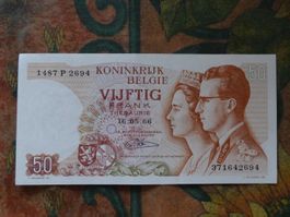 BELGIQUE  50  Francs  Billet