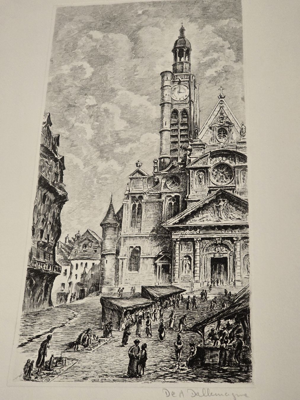 Grafiken & Lithographien: 2 Radierungen Litho Aimé Dallemagne – Neu (gemäss Beschreibung) aus Baden von swiss-alps 2