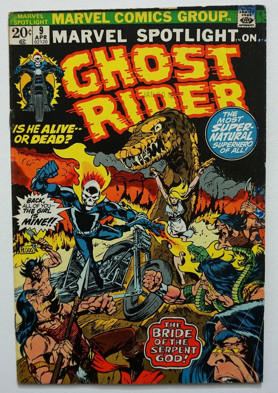 Fumetti: MARVEL SPOTLIGHT#9 COVER BY MIKE PLOOG MARVEL 1973 – Usato da Lugano venduto da YouWantUS