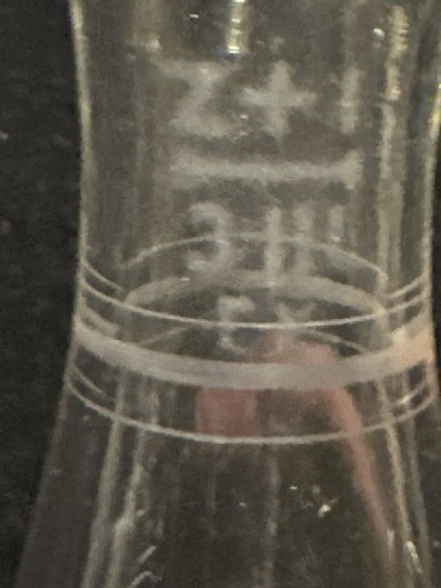 Caraffe: Antike Glas- Karaffe Deko Glas 17,5cm cm – Usato da Zürich venduto da Chaeffeler 1