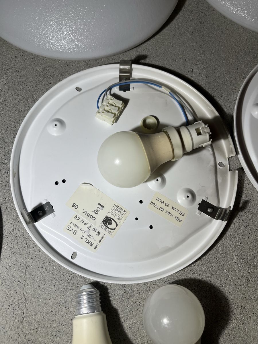 Lampadari & plafoniere: Deckenleuchte weiss RKL 2 SYS 3er Set mit Leuchtmittel – Usato da Würenlos venduto da KLG_3TBs 1