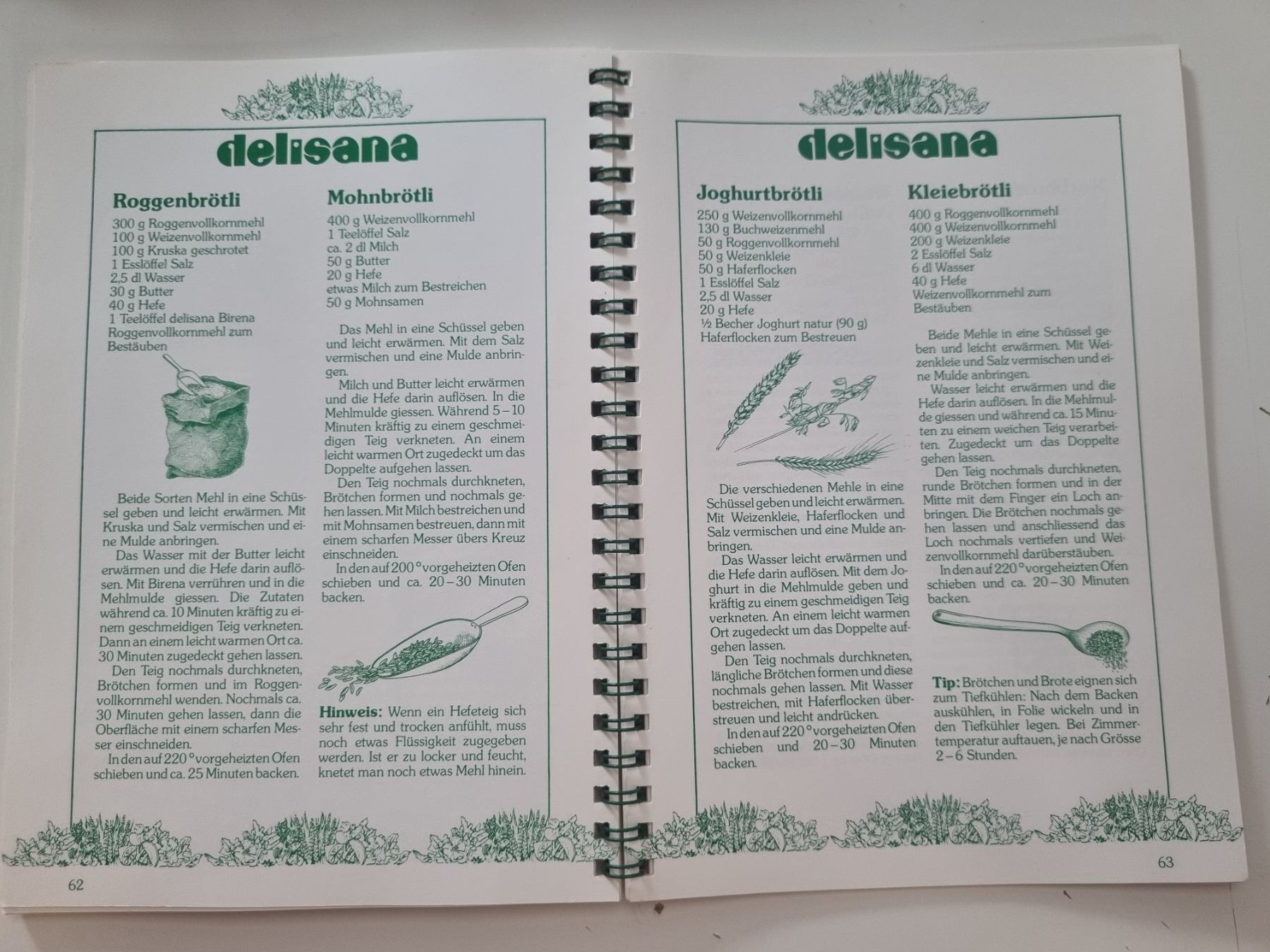 Livres: delisana Rezeptbuch "Freut Euch des Essens" – D'occasion à Wetzikon ZH par Bambiskus 2