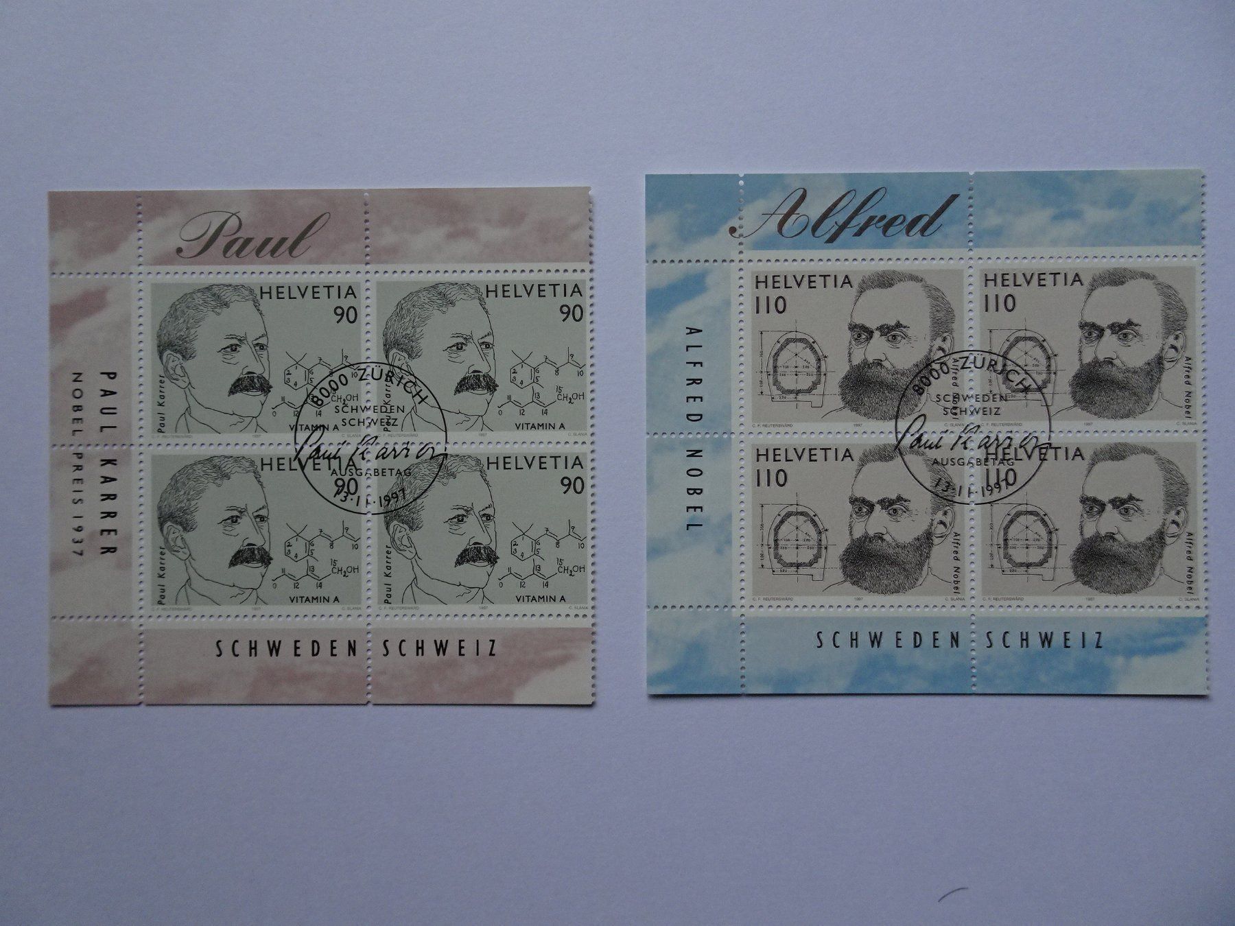 Tous les timbres: 1997 – Neuf (Voir description) à Aadorf par Chnorli-Furz