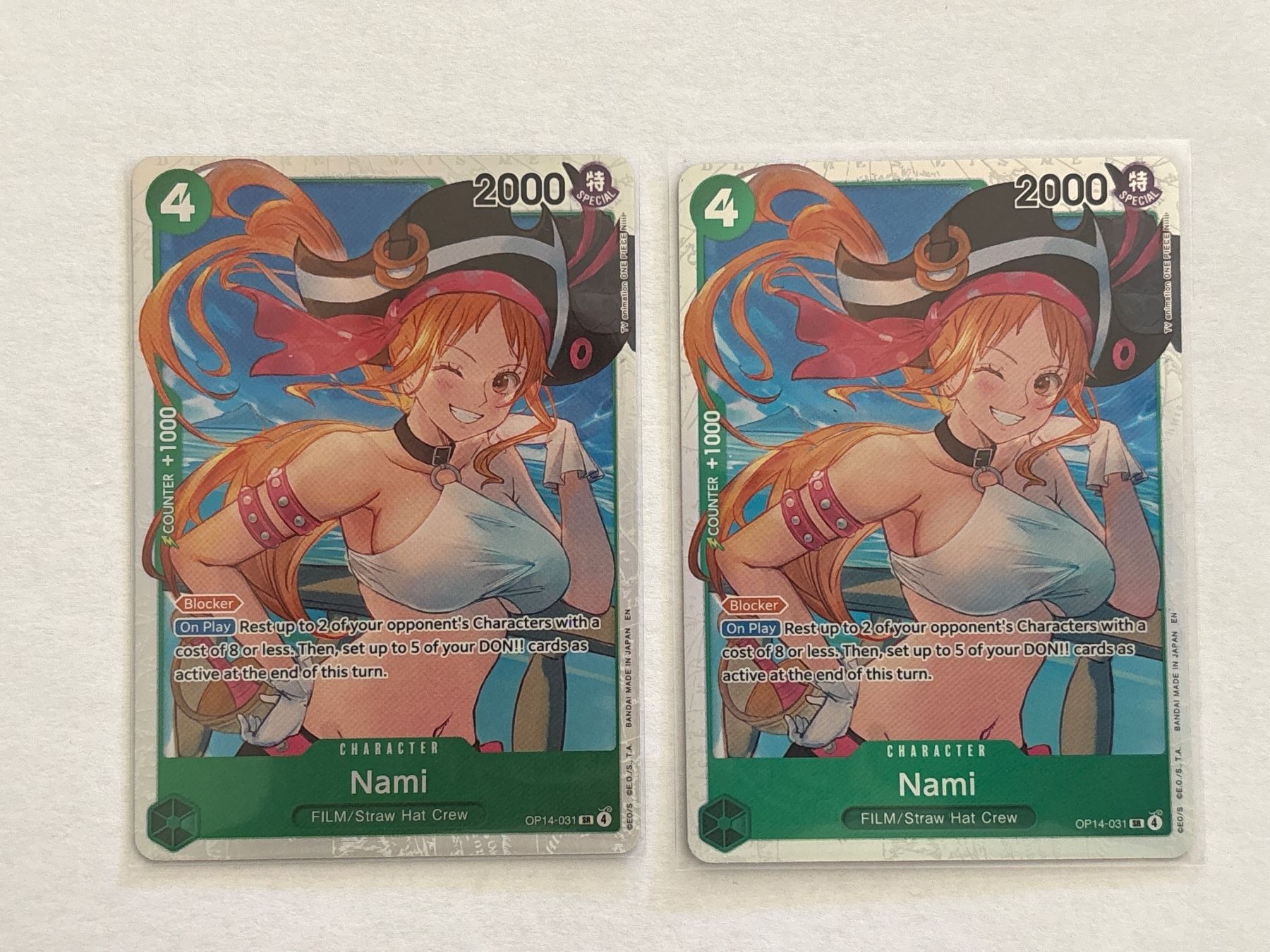 Bandai Carte collezionabili: One Piece TCG CARDS OP14-031 ENG – Nuovo (secondo la descrizione) da Schaffhausen venduto da Brickorama0815
