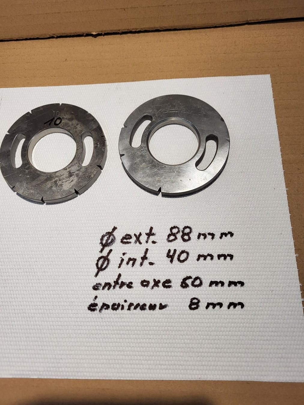 Tutti gli attrezzi: schaublin 4 disques pour diviseur – Usato da Courroux venduto da joebar49 1