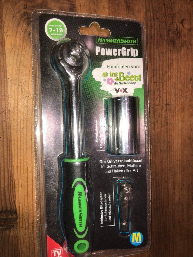 Tutti gli attrezzi: Universal-Schlüssel PowerGrip – Nuovo e nell'imballaggio originale da Bremgarten AG venduto da eisberg007
