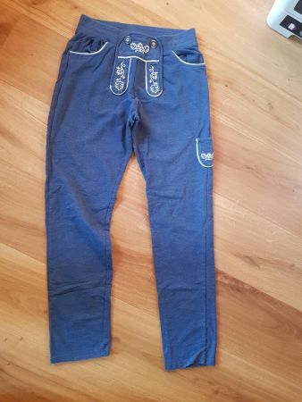 spannende Damen Trainer Hose Trachten Style Grösse ca. 38