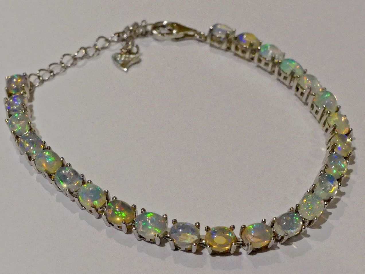 Bracciali & Braccialetti: Armband mit Kristall-Opalen – Nuovo e nell'imballaggio originale da Matten b. Interlaken venduto da kero71 2