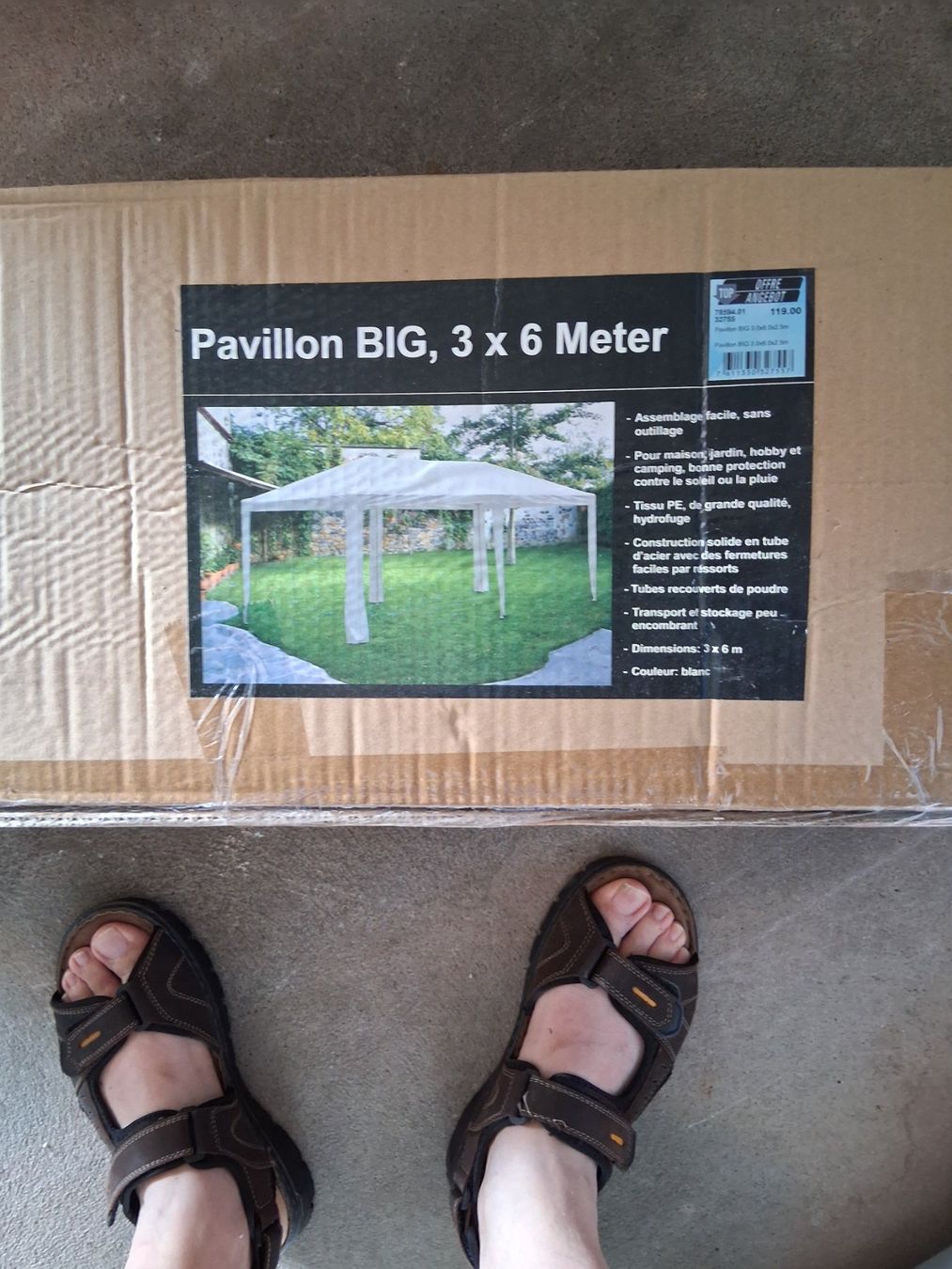 Zelte & Pavillons: Pavillon Big 3×6 meter, neu. – Neu und originalverpackt aus Hochdorf von car_cts2