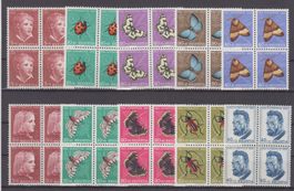 Pro Juventute 1952 - 1953 bloc de 4 neuf**