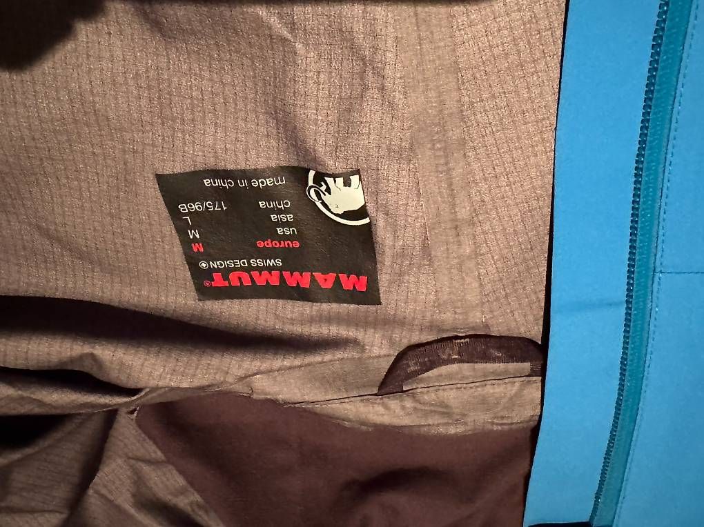 Mammut Giacche: Mammut Goretex Jacke Herren Grösse M – Usato da Schwarzenberg LU venduto da Jodu1 2