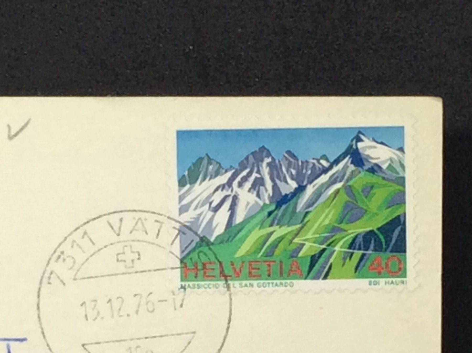 Cartoline postali: Vättis mit Sardona – Usato da Widnau venduto da Brusi9 1