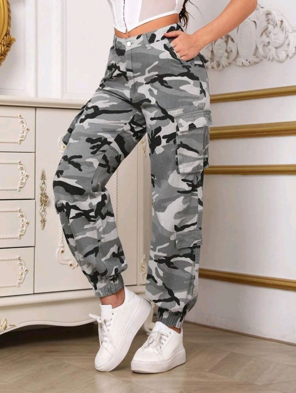 Pantalons: Camouflage Hose Gr. S (grau oder blau) - VERSAND möglich – Neuf avec emballage d'origine à St.Peterzell par the2ndchance 2