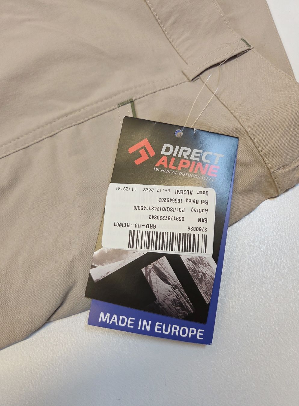 Alpine Pantaloni: Direct Alpine Beam Damen Wanderhose Zip Off Gr. L – Nuovo e nell'imballaggio originale da Braunau venduto da Brand-Store 7
