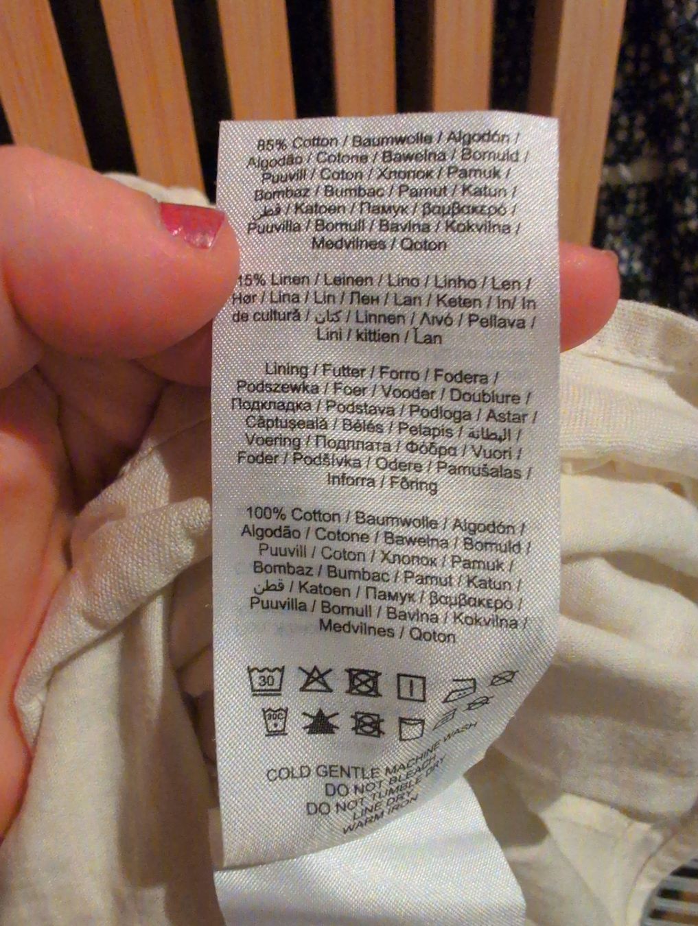 Tops: Bluse Gr. S Crèmefarben – Gebraucht aus Unterlunkhofen von SophieS. 1