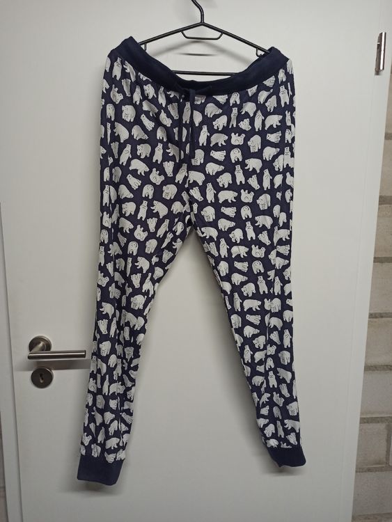 NEUES Pyjama mit Eisbären Gr. M 40/42 3