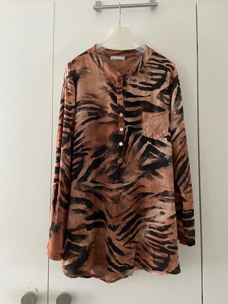 Camicette: Bluse Gr. L/XL aus Viscose – Usato da Thalwil venduto da Leo33x