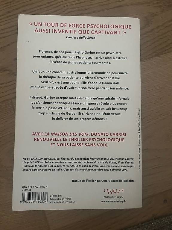 Bücher: La maison de voix  – Gebraucht aus Chavannes-Renens von luc_52p8 1