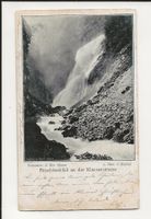AK 1900 Fätschbachfall an der Klausenstrasse GL