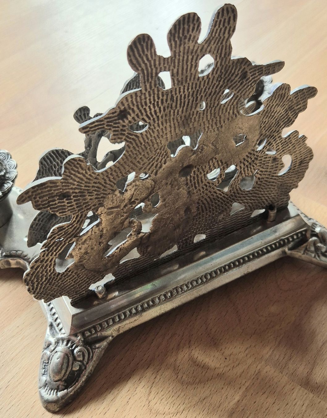 Altro in Antiquarato & Arte: Schreibtisch Tintenfass Briefhalter – Usato da Moutier venduto da Maria1704 4
