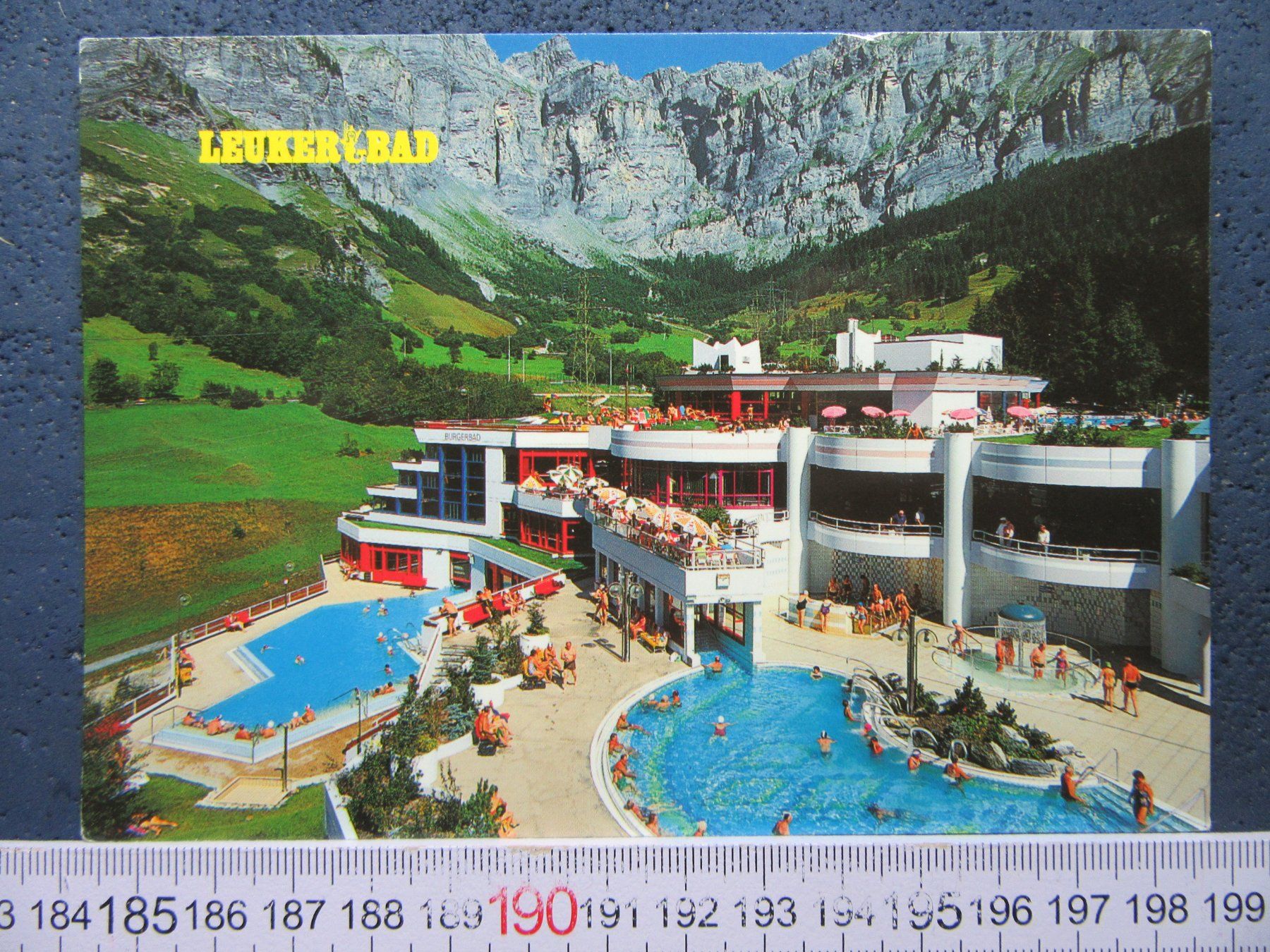 Cartoline postali: LEUKERBAD BURGERBAD GEMMI-PASS VBELEBT VS AK – Usato da Ettingen venduto da Hausi4711