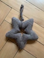 Filz Stern taupe Weihnachten