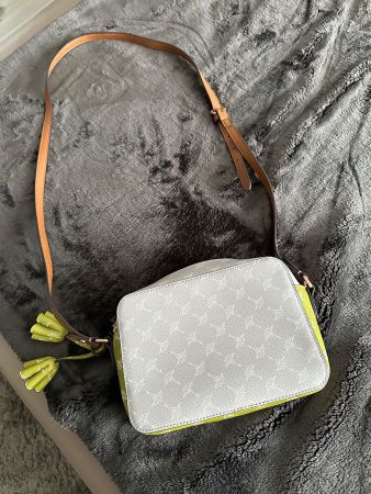 Joop! Cortina Umhängetasche in Weiss/Lime - Top Zustand!