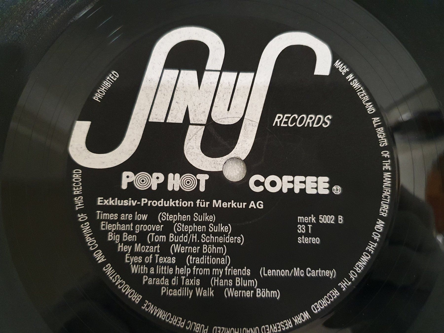 Dischi in vinile: Pop Hot Coffee – Usato da Uster venduto da Vinyl-Leidenschaft 5
