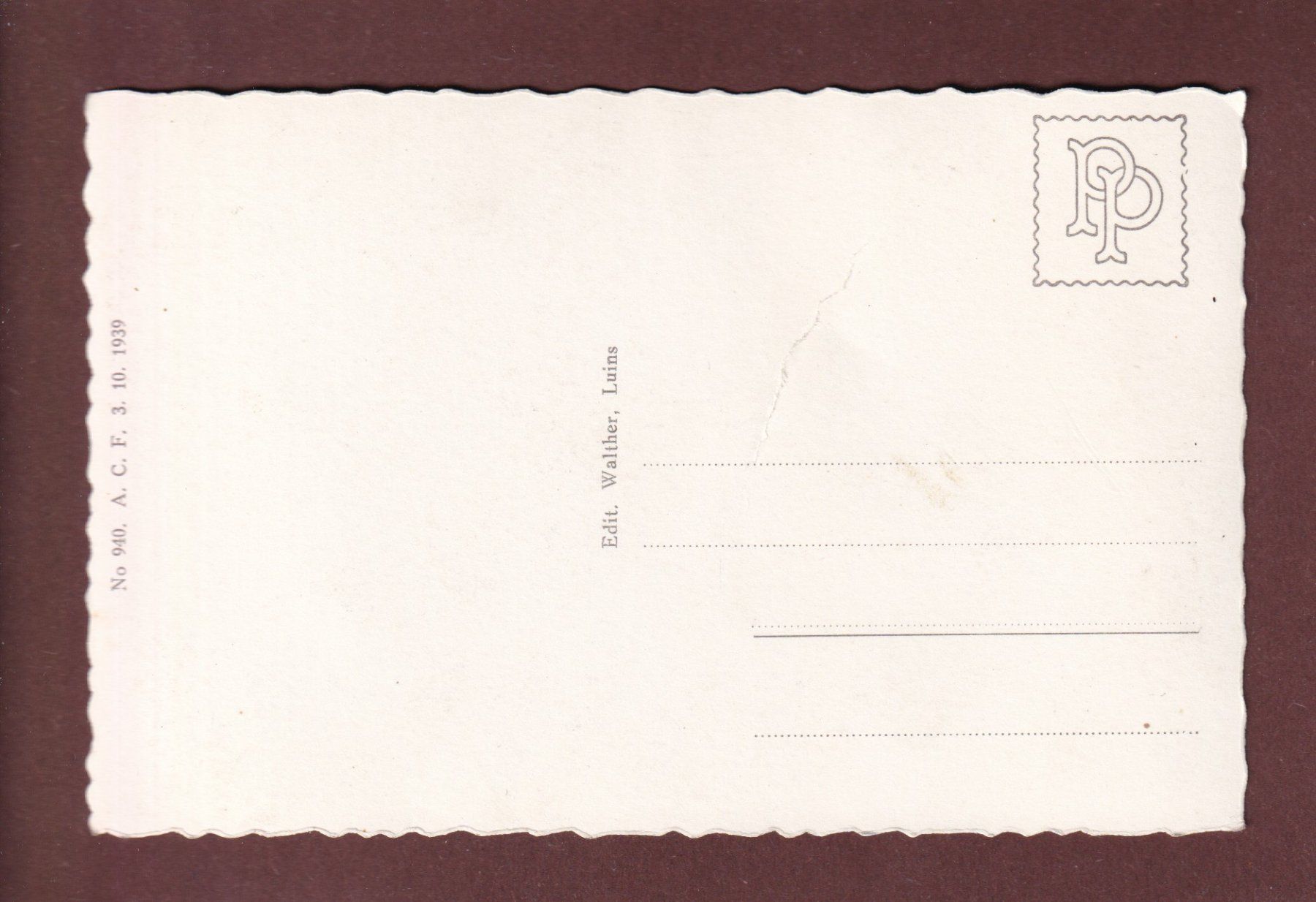 Cartoline postali: LUINS - Eglise // pli // – Usato da Pully venduto da nicecards-shop 1