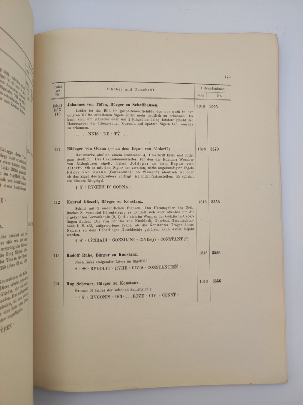 Libri: SIGELABBILDUNGEN - URKUNDENBUCH - NUR TEXT – Usato da Goldach venduto da Gaip 6