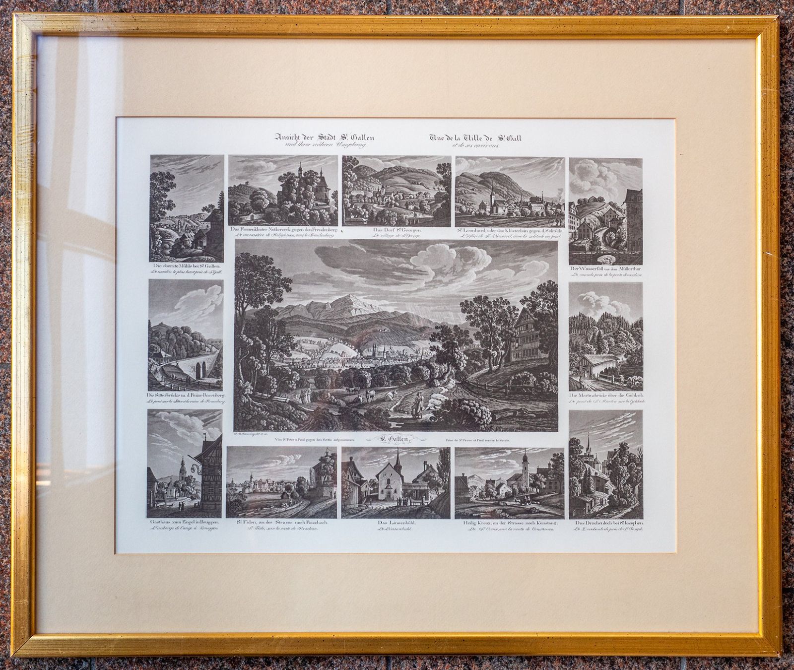 Gravures: St. Gallen / Gruppenstich – D'occasion à Netstal par 3leon