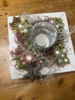 Wunderbare, haltbare Adventsdekoration mit Kerze im Glas*