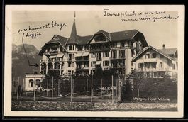 AK Wengen, Hotel Viktoria, 1926