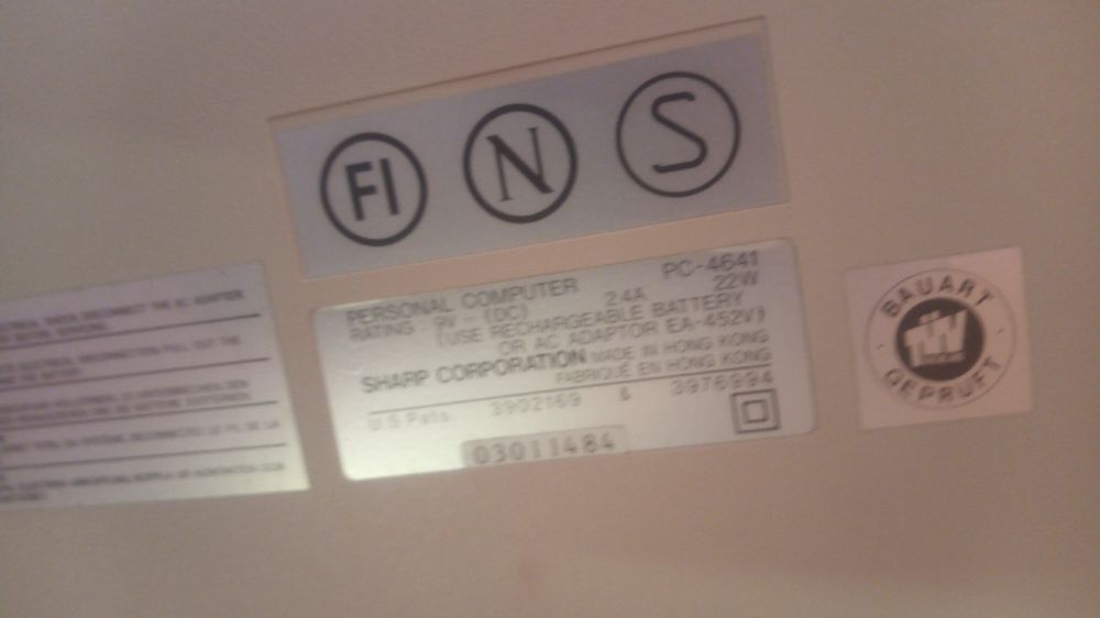 Notebooks: Sharp PC-4600 Tragbarer Computer - Sammlerstück Rarität! – Gebraucht aus Belp von Guadalupe84 5