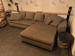 Ecksofa grau Top Zustand