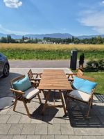 Tischgarnitur für Balkon oder Terrasse