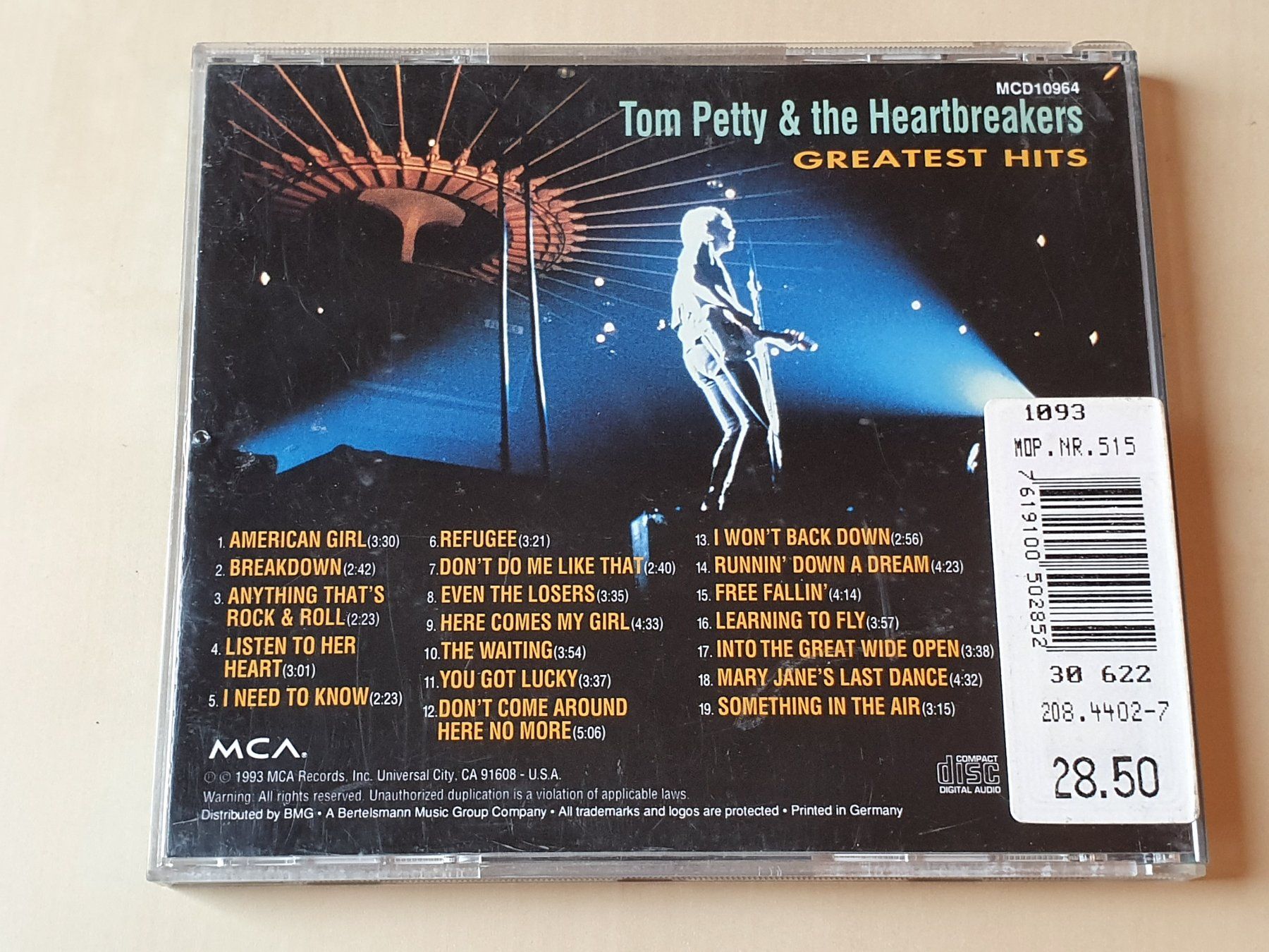 CD: Tom Petty & the heartbreakers Greatest Hits – Usato da Stansstad venduto da collectorsshop 1