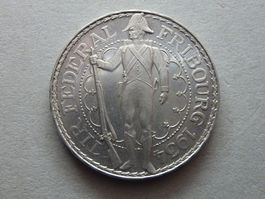 Eidg. Schützenfest  5 Fr. 1934  Fribourg  vorz.