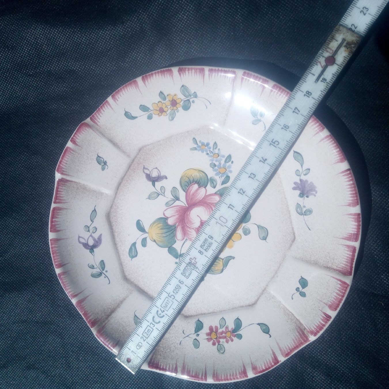 Piatti: Deko-Teller mit Blumenmuster, 18cm, Sihl, Vintage – Usato da Luzern venduto da toenu23 3
