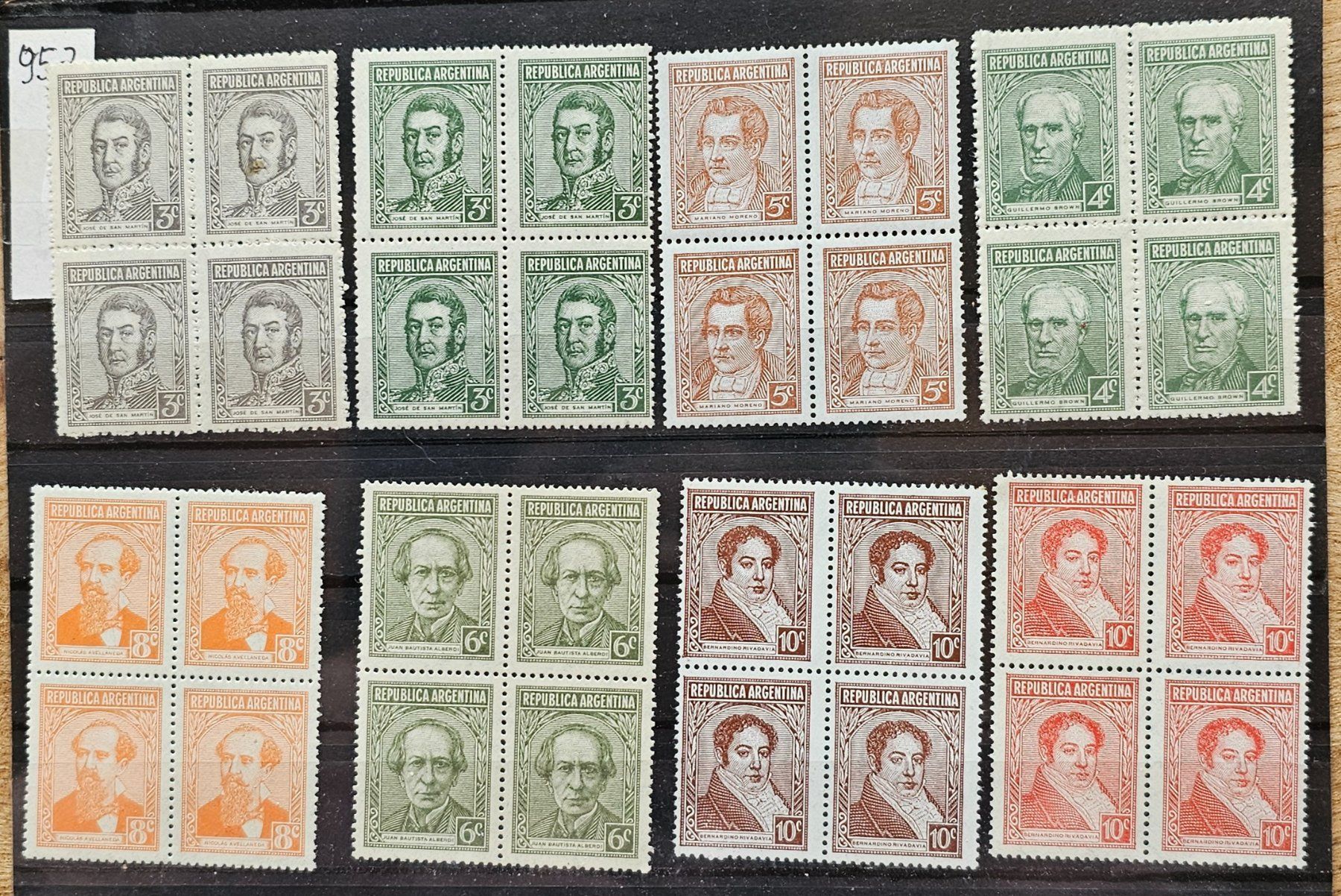 Alle Briefmarken: ARGENTINIEN - alte 4er -Bl. ** – Neu (gemäss Beschreibung) aus Les Valettes von Nuba1