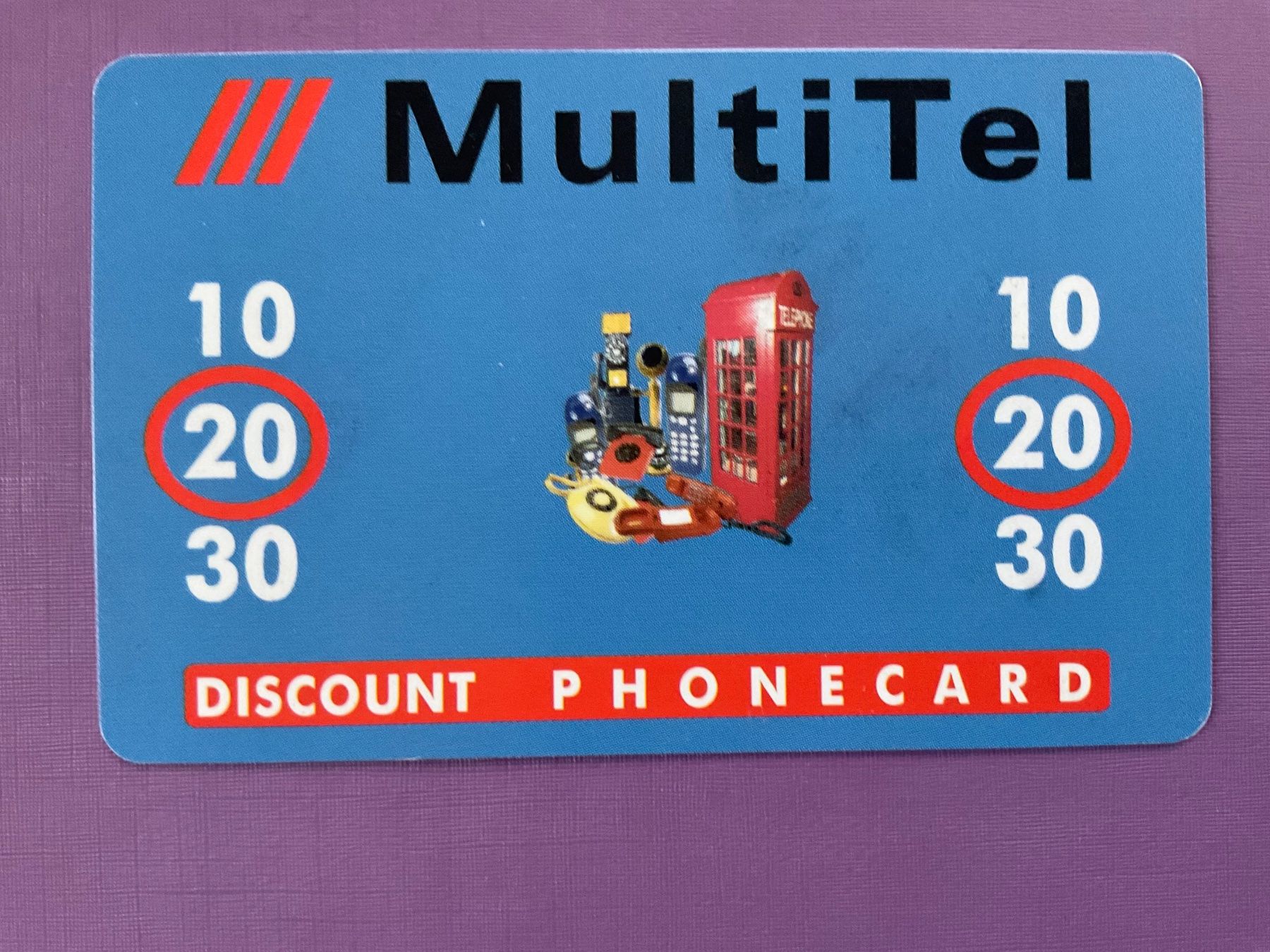 Telefon- & Taxkarten: Multitel Telefonkarte – Gebraucht aus Winterthur von Grap75