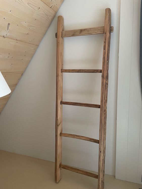 leiter-aus-holz-zur-dekoration-kaufen-auf-ricardo