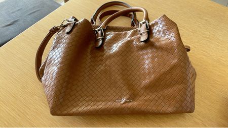Edel&Stark Brown Woven Tote Bag