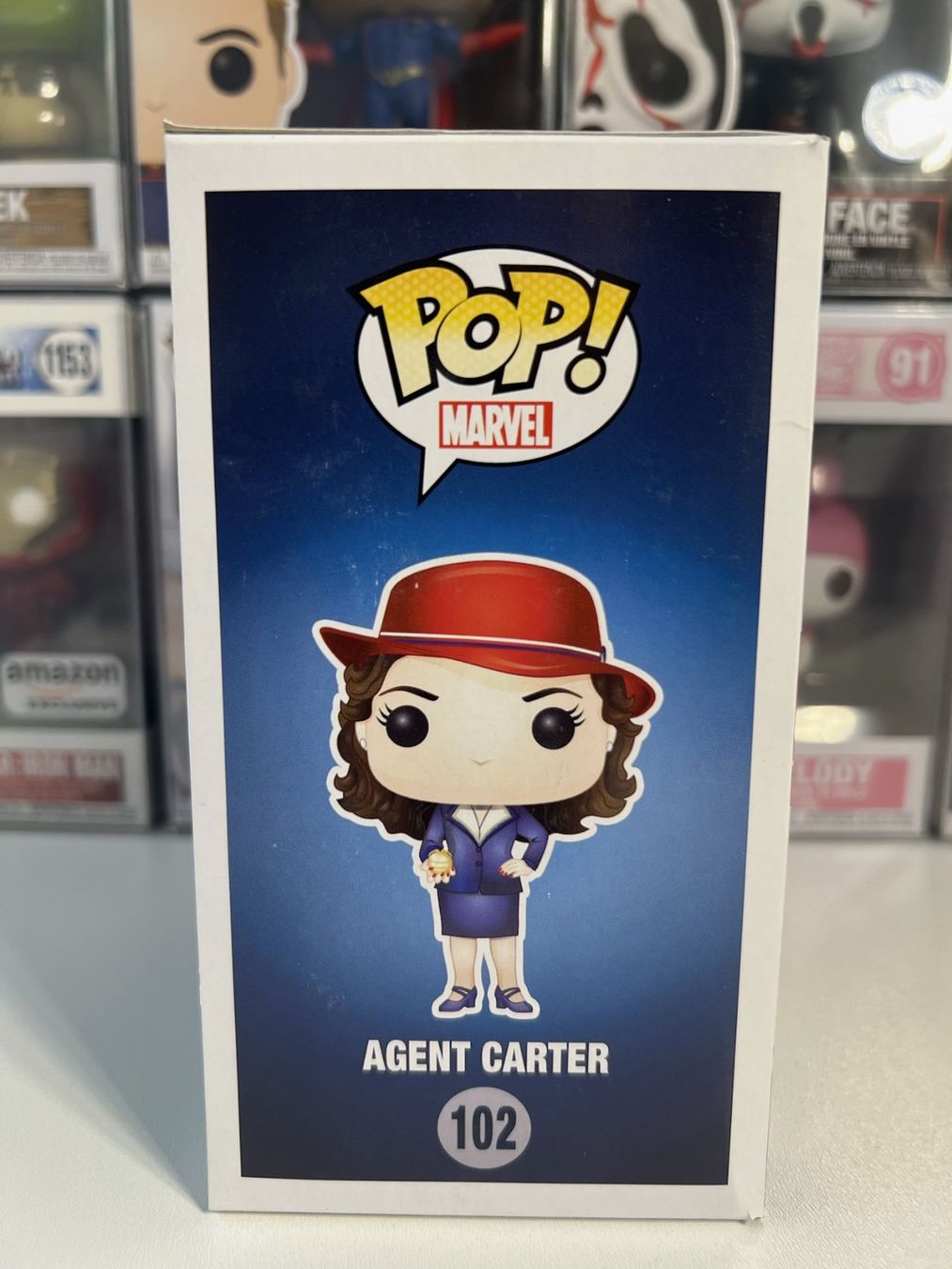 Funko Statuette: Funko POP! Marvel Agent Carter Edition Limitée (Sortie 2015) – Nuovo e nell'imballaggio originale da Le Mouret venduto da perfectbijou 1