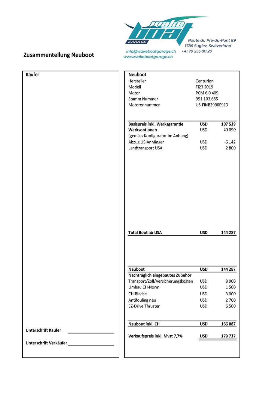 Centurion Boote: Centurion Fi23 – Gebraucht aus Widen von imb_6xrh 9