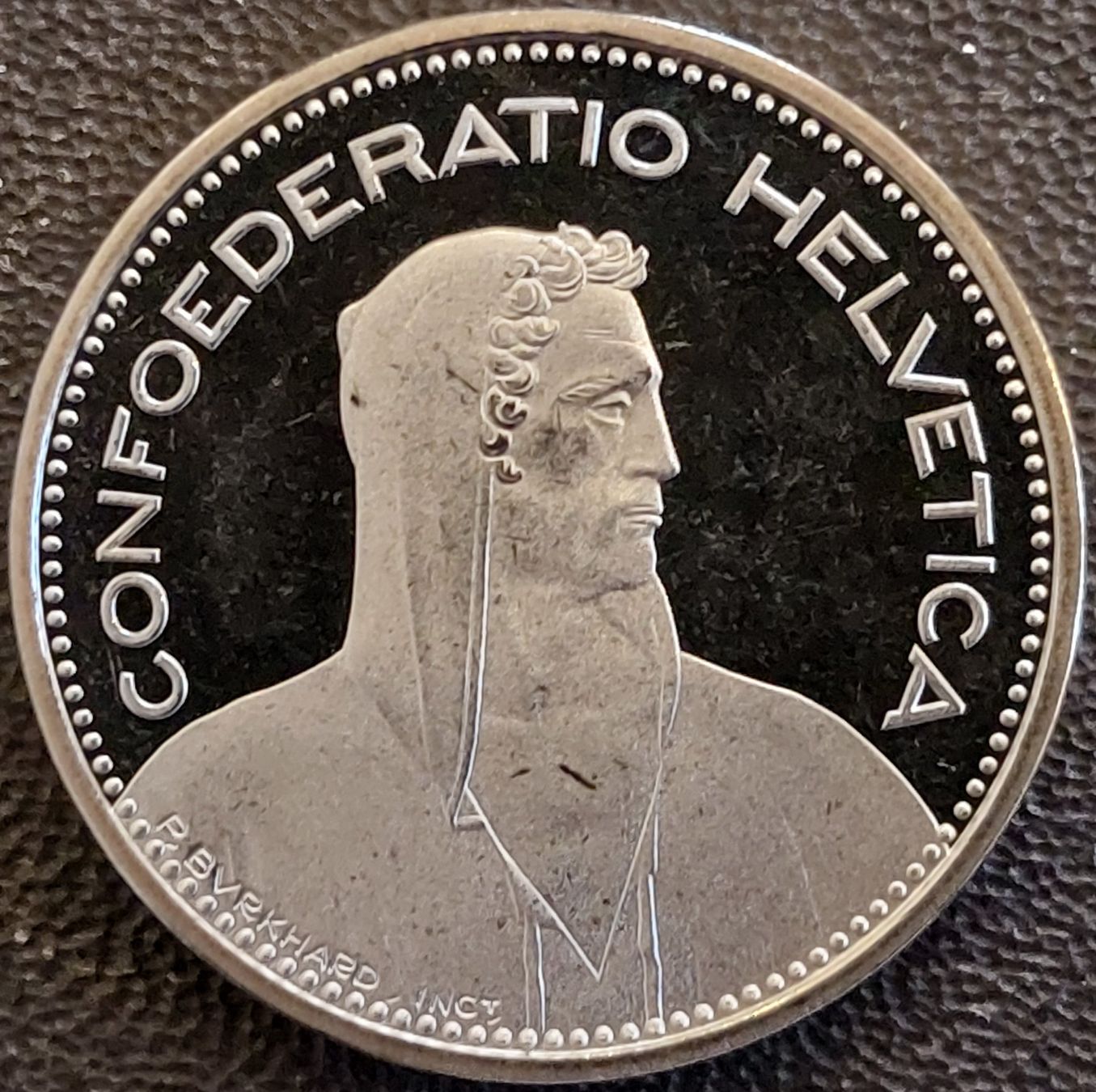 Tutti le monete: 5 Franken 1986 stgl. / aus Münzsatz – Nuovo (secondo la descrizione) da Arch venduto da coinsandmore 1